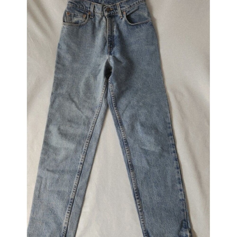 Levis 551 Womens 4 Medium Relaxed Fit Tapered Leg Jeans USA Made Cotton
